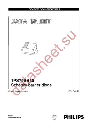 1PS79SB30 T/R datasheet  
